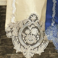 Fiore Özel Dantelli Runner Bej
