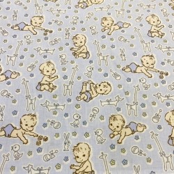 Mavi Bebe Poplin Kumaş Mavi Bebe Poplin Kumaş