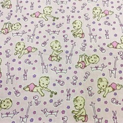 Pembe Bebe Poplin Kumaş Pembe Bebe Poplin Kumaş