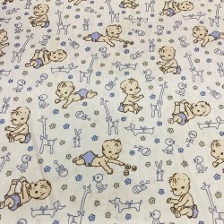 Mavi Bebe Poplin Kumaş Mavi Bebe Poplin Kumaş