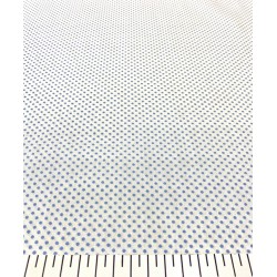 Mavi Nokta Poplin Kumaş Mavi Nokta Poplin Kumaş