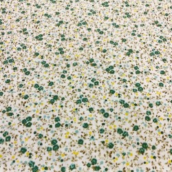 Yeşil Çıtır Gül Poplin Kumaş Yeşil Çıtır Gül Poplin Kumaş