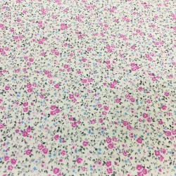 Minik Çıtır Pembe Gül Poplin Kumaş Minik Çıtır Pembe Gül Poplin Kumaş