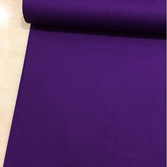 Mor Poplin Kumaş