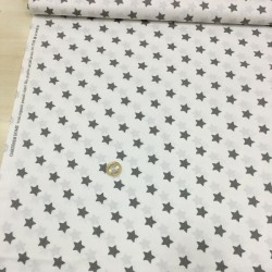 Grili Küçük Yıldız Poplin Kumaş