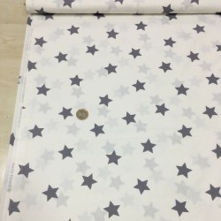 Grili Yıldız Poplin Kumaş