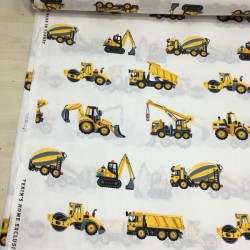 İş Makineli Poplin Kumaş