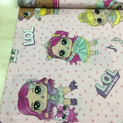 Lila Lol Poplin Kumaş