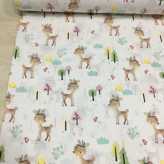 Sevimli Ceylan Poplin Kumaş