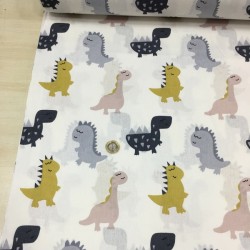 Dinazorlar Hardal Poplin Kumaş