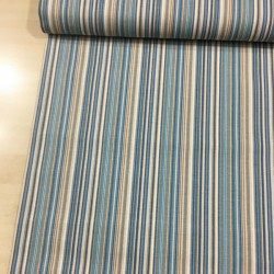 İnce Çizgiler Petrol Duck Bezi