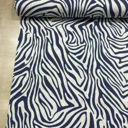 İndigo Zebra Duck Bezi