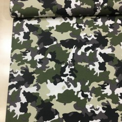 Kamuflaj Haki Yeşil Duck Bezi