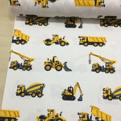 İş Makinalı Duck Bezi