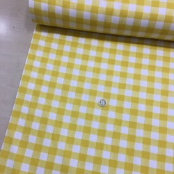 Sarı Şefaf Kareler Duck Bezi