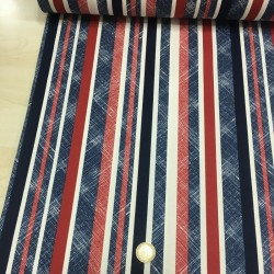 Bordo Mavi Ekose Duck Bezi