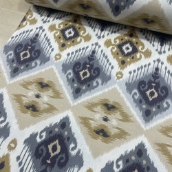 Kilim Desen İndigo Duck Bezi