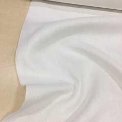 Simli Ekru Gardenya Kumaş