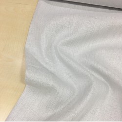 Simli Gümüş Gardenya Kumaş