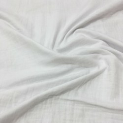 İki Kat Beyaz Müslin Kumaş