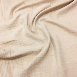 İki Kat Cappuccino Müslin Kumaş