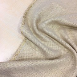 Simli Bej Linen Keten Kumaş