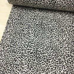 Gardinen Sarı Zemin Leopar Poplin Kumaş