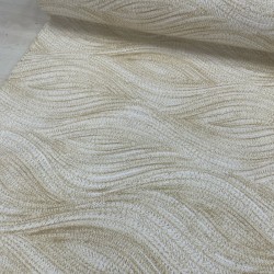 Dalga Desen Hardal Poplin Kumaş