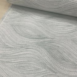 Dalga Desen Mint Poplin Kumaş