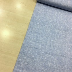 Batikli Buz Mavisi Poplin Kumaş