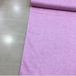 Batikli Pembe Poplin Kumaş