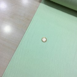 İnce Çizgi Yeşil Poplin Kumaş