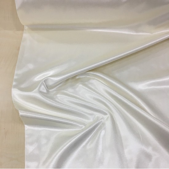 Krem Parlak Pamuk Saten