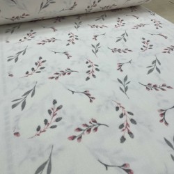 Gri Zeytindalı Pazen Kumaş