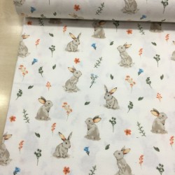 Doğadaki Tavşan Pazen Kumaş