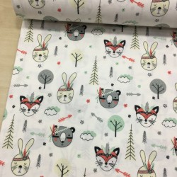 İzci Kedi Pazen Kumaş