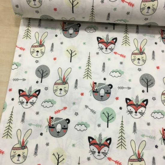 İzci Kedi Pazen Kumaş