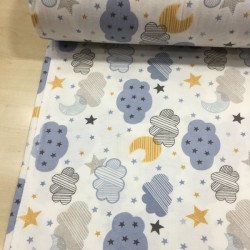 Mavi Bulut Pazen Kumaş