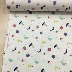 Mavi Yunus Pazen Kumaş