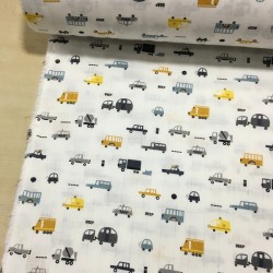 Gri Araba Müslin Kumaş