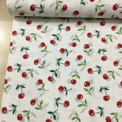 Kiraz Müslin Kumaş