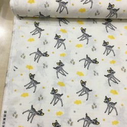 Minik Sarı Ceylan Müslin Kumaş